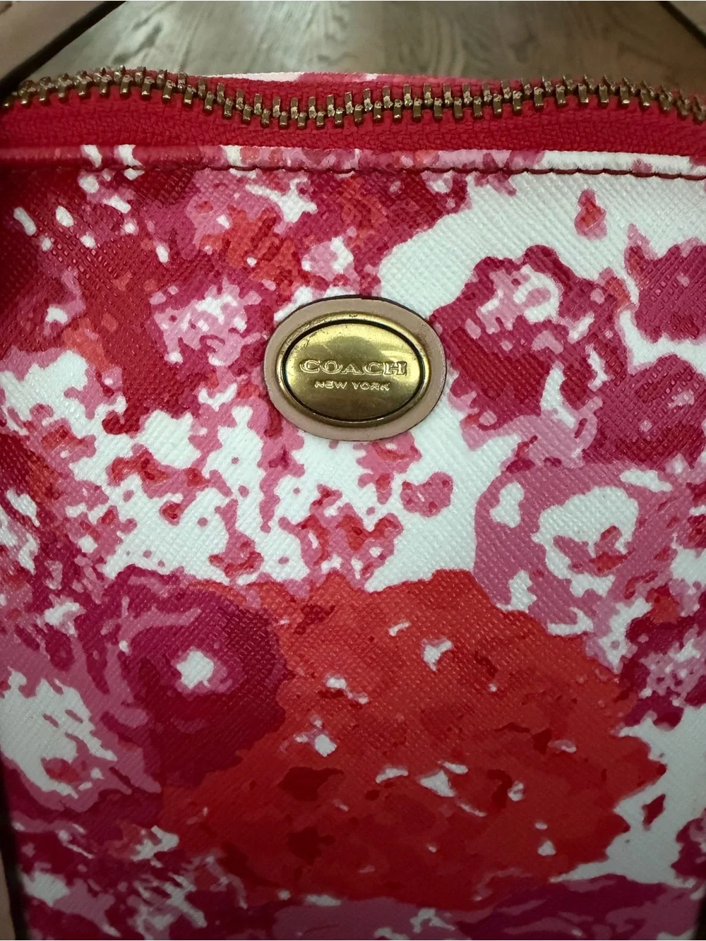 Coach Peyton Floral Cora Domed Satchel Bag Purse